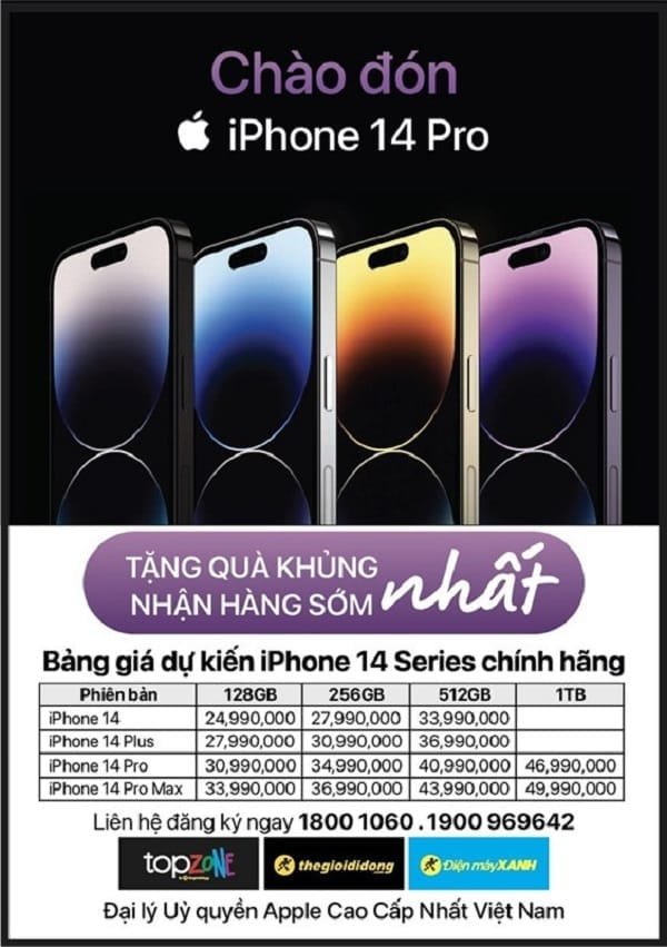 iPhone 14 giá bao nhiêu? Điểm nổi bật iPhone 14 6 iphone14 gia bao nhieu